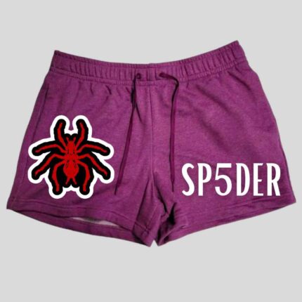 Sp5der Shorts Purple Colors
