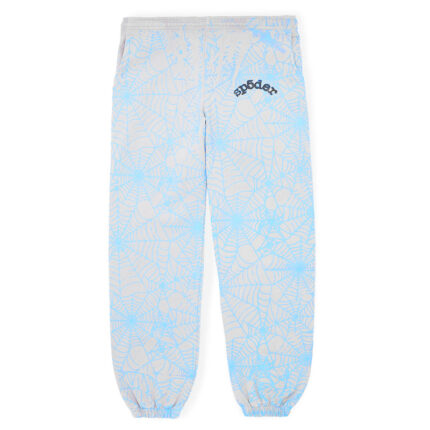 Sp5der Aop Web Sweatpants Grey