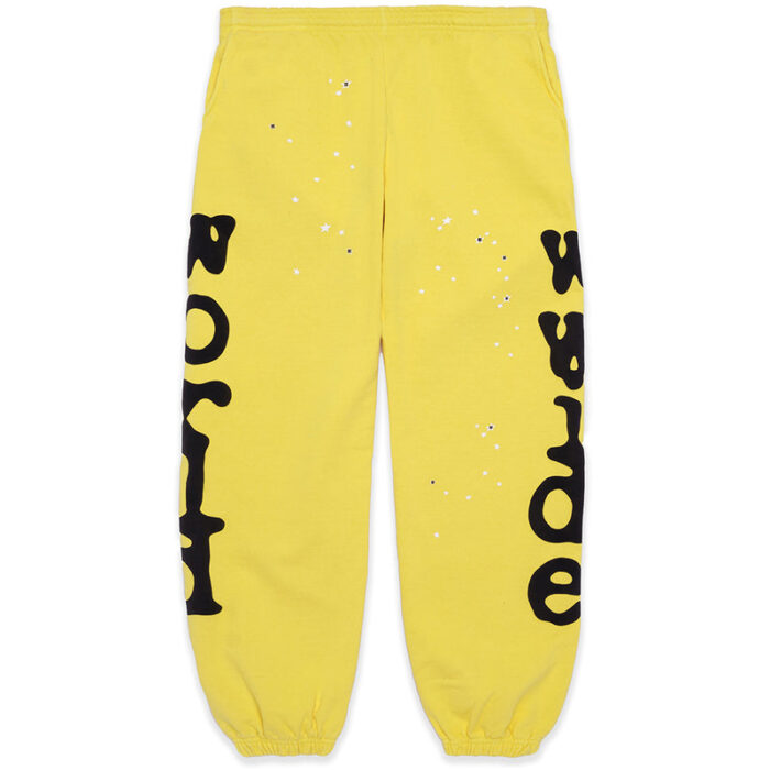 Sp5der Beluga Sweatpants Yellow