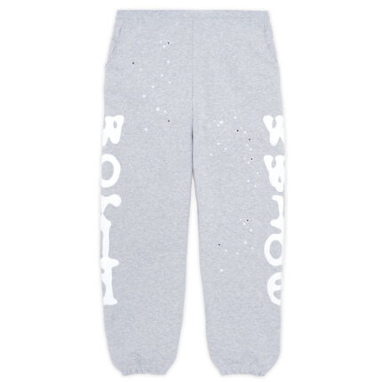 Sp5der Grey Beluga Sweatpants