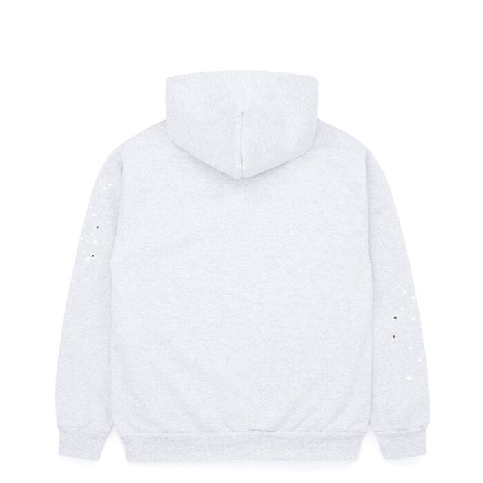 Sp5der Heather Grey Og Web Hoodie