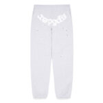 Sp5der Heather Grey Og Web Sweatpants