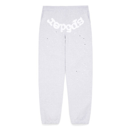 Sp5der Heather Grey Og Web Sweatpants