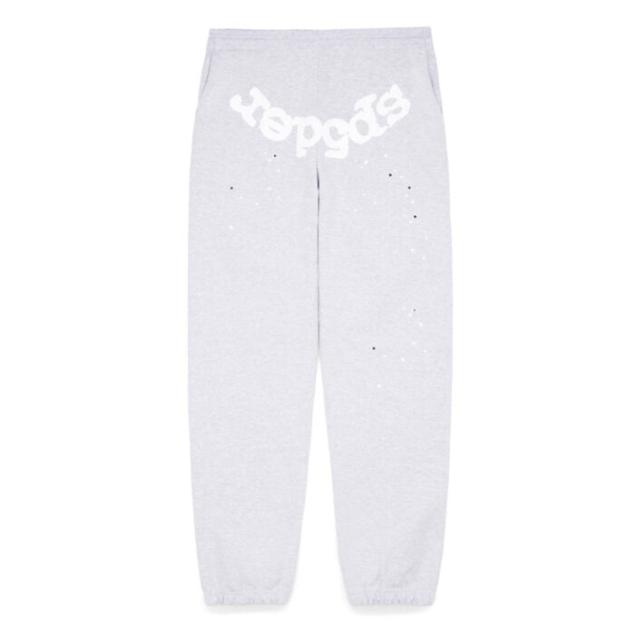 Sp5der Heather Grey Og Web Sweatpants