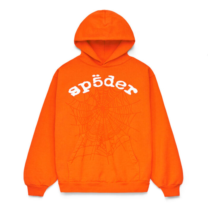 Sp5der Legacy Hoodie Orange