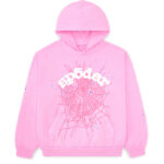 Sp5der Og Web Pink Hoodie