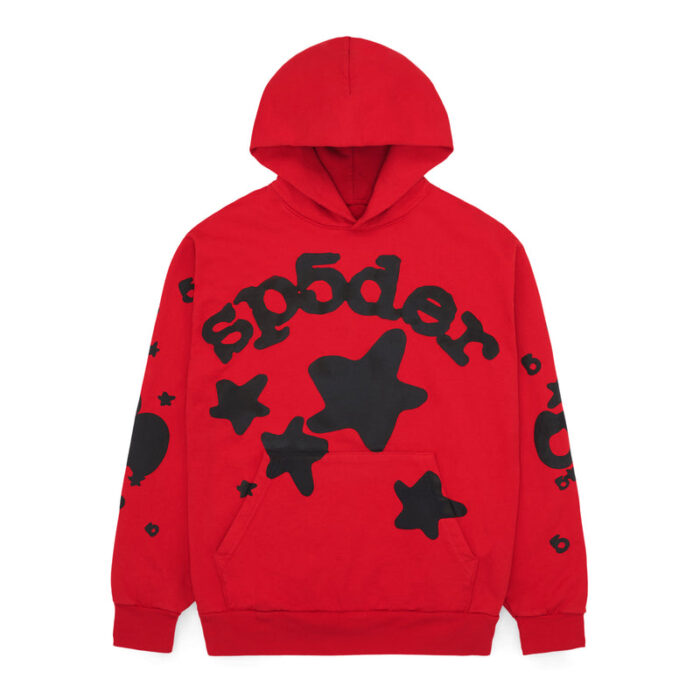 Sp5der Red Beluga Hoodie